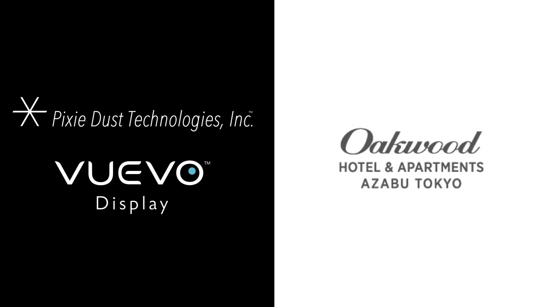 オークウッドホテル＆アパートメンツ麻布に「VUEVO Display」を設置